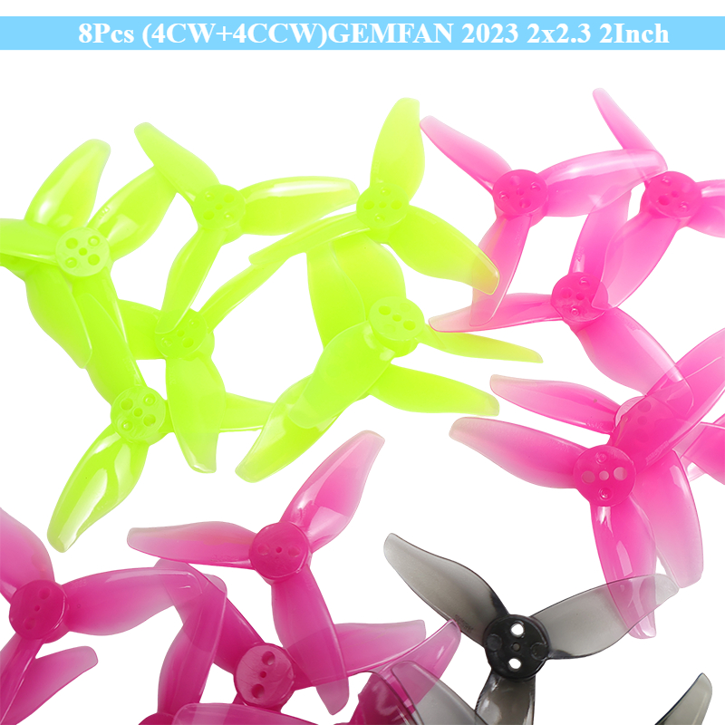 8 قطع (4CW+4CCW) مراوح GEMFAN  - مراجعة Drone Racing Gate وسعره