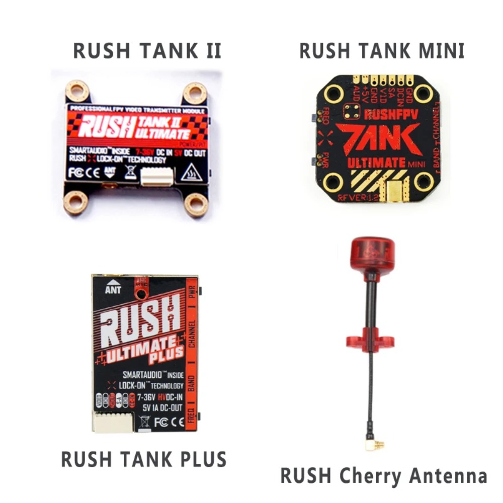 جهاز إرسال الفيديو RUSH TANK U - مراجعة Drone Racing Frame وسعره