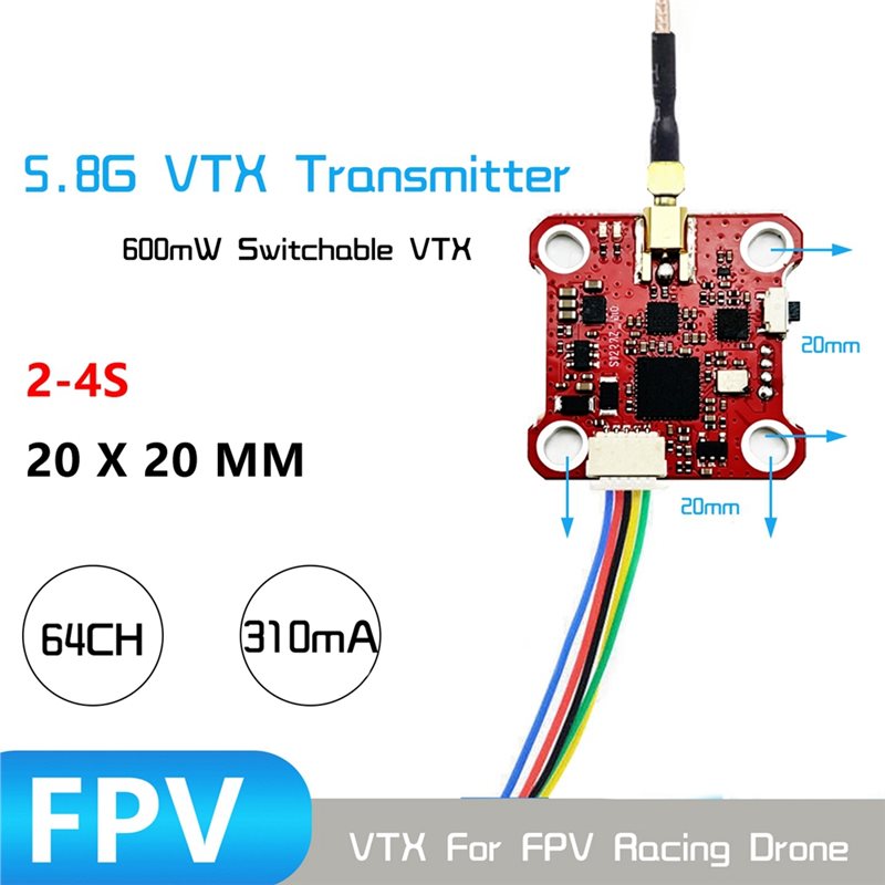 وحدة إرسال إشارة الفيديو التنا - مراجعة Drone Racing Vtx وسعره
